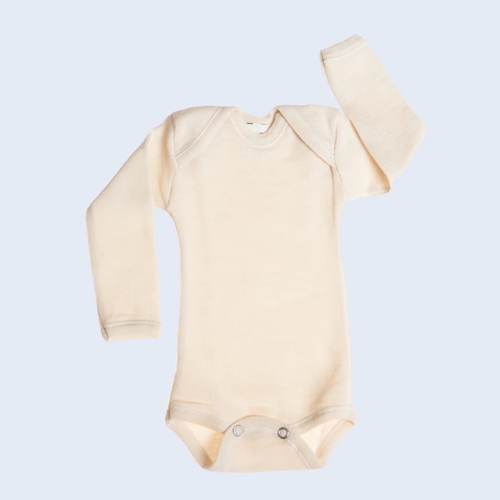 Hocosa Long Sleeve Merino Wool Bodysuit